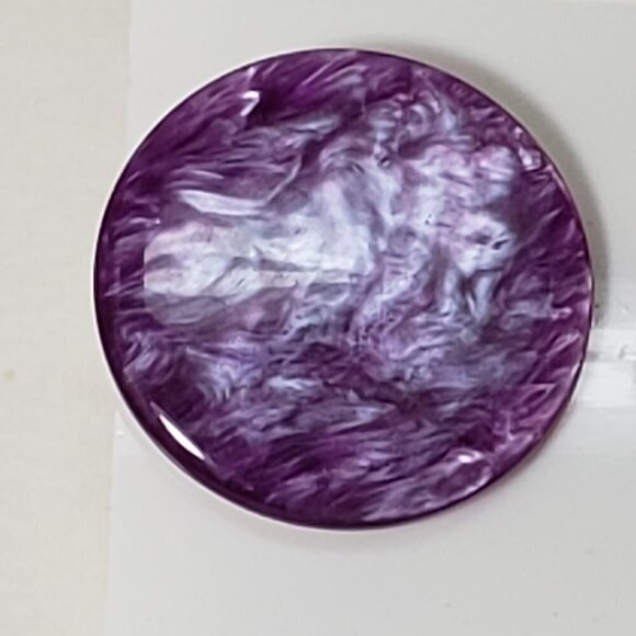 Women's Stunning Circle Purple Stud Earrings - Eye-Catching and Elegant - Picture 3 of 7